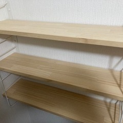 【引き渡し決定】壁面棚　大小2個セット　小物置きの画像