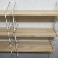 【引き渡し決定】壁面棚　大小2個セット　小物置きの画像