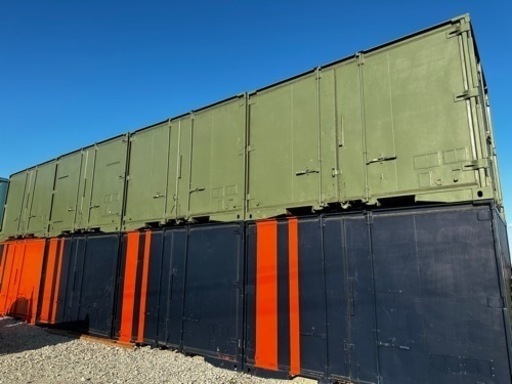 JRコンテナ鉄製で頑丈な作りです。 物置、倉庫に最適、改造して住まいにも良いですね！