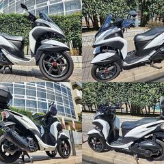 【普通免許仕様もOK】トリシティ155ABS ドラレコ Gヒーター BOX 2.9万km台 SG37J 格安現状出品★TRIX★の画像