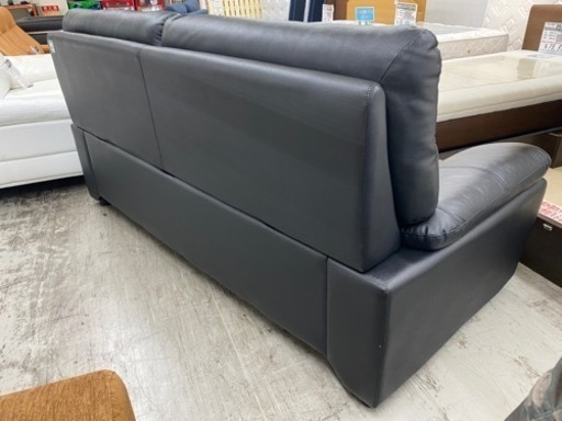 【愛品館 江戸川店】本革＋合皮3Pソファ ID:156-019325-007