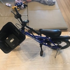 子供　14インチ　自宅保管　青　男の子　自転車