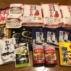 お米＋レトルト食品