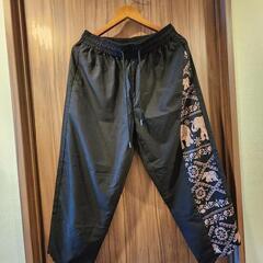 【新品未使用】パンツ タイ風ゾウ柄の画像