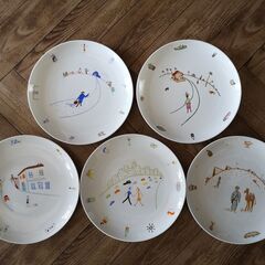 【未使用】ディナー皿5枚セットの画像