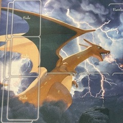 ポケモンカードゲーム ラバープレイマット リザードンVSレックウザの画像