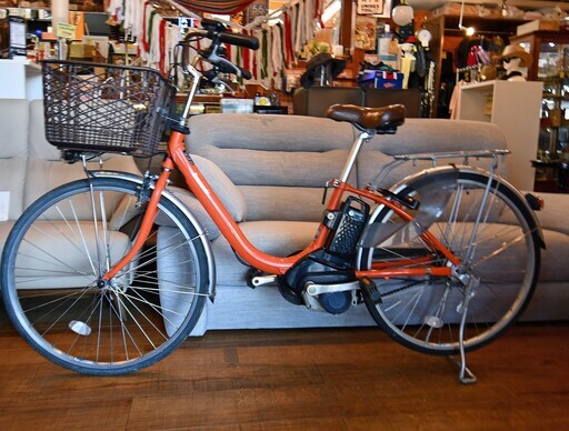 ●近郊配送可(^_-)-☆●Panasonic 電動アシスト自転車　ビビ　BE-ELL63K　中古品●相模原　横浜　神奈川●パナソニック