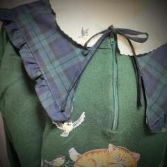 つけ襟で秋をまとう