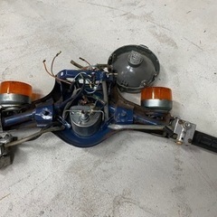 スーパーカブ　ハンドル　ライト　メーター　周り　部品取り①の画像