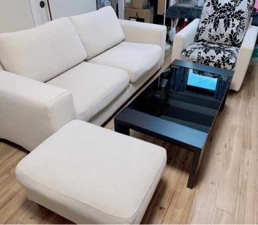 高級なソファーセット (テーブル付き)　MARUICHI マルイチセリング　洗濯済み