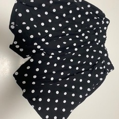 ドット柄　キュロットスカート　サイズ１５０cmの画像