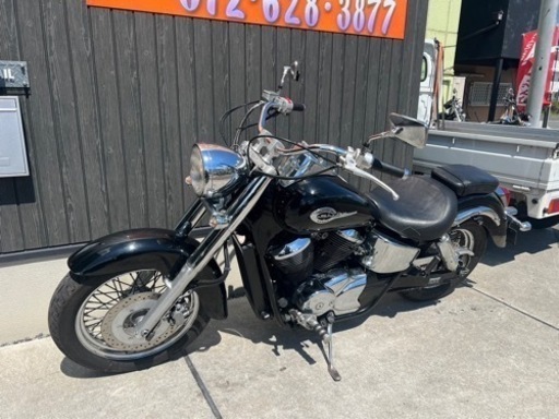 ★33万円　シャドウ400 車検付き　セル1 実働車　程度良好　ホンダ　NC34 アメリカン　検)スティード　ドラッグスター　