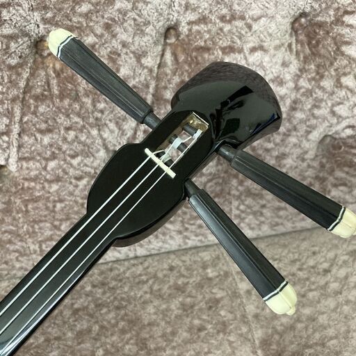 沖縄 三線（人工皮）◆初心者向けセット◆背負えるソフトケース付◆取りに来て頂ける方♪