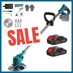 新品 電動 草刈機 芝刈機 除草機 伸縮可 草刈り機 コードレス 充電式 軽量