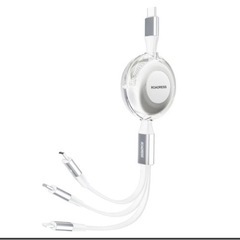 3in1 伸縮式急速充電ケーブル  新品