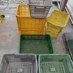 みかん箱　コンテナ　買い物かご　ミカン箱