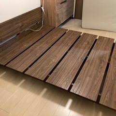 LOWYA ベッドフレーム　ダブル　幅160cm