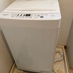 洗濯機　Hisense 4.5キロの画像