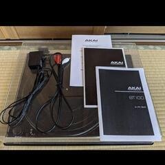 美品★AKAI BT100 レコードプレーヤー ターンテーブルの画像