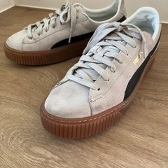 ［PUMA］スウェードシューズ 23.5センチ