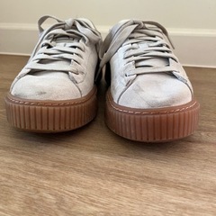 ［PUMA］スウェードシューズ 23.5センチの画像