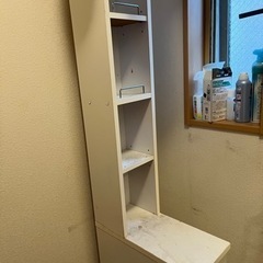 収納家具やお風呂の棚の画像
