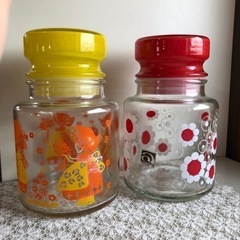 レトロ柄キャニスター