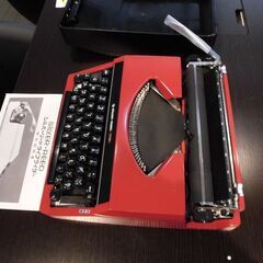 【2,000円】タイプライター　シルバー精工REED715　ワインレッドの画像