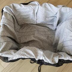 美品 レジかごタイプ エコバッグ ヒョウ柄の画像