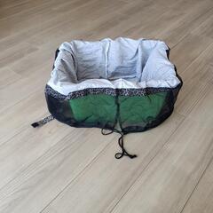 美品 レジかごタイプ エコバッグ ヒョウ柄