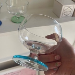【韓国購入品】おしゃれなグラス シャーベットカップ