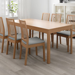 お話し中【値下げ】IKEA　EKEDALEN 伸縮するダイニング...
