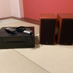 ONKYO TX-SR343 AVレシーバー　DENONスピーカ...