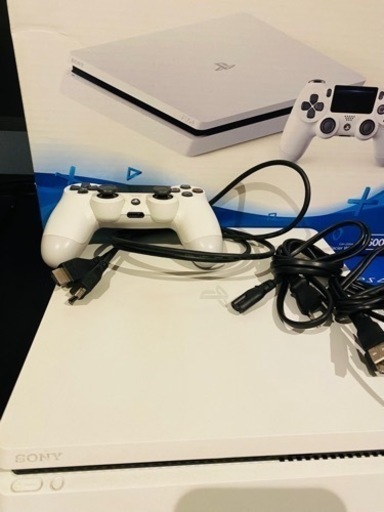 お取引確定済み 再掲載！ 2019年購入！PS4 500GB Glacier White CUH