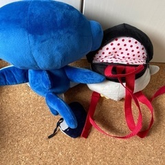 ぬいぐるみ　ぬいぐるみリュックサック　四国水族館の画像