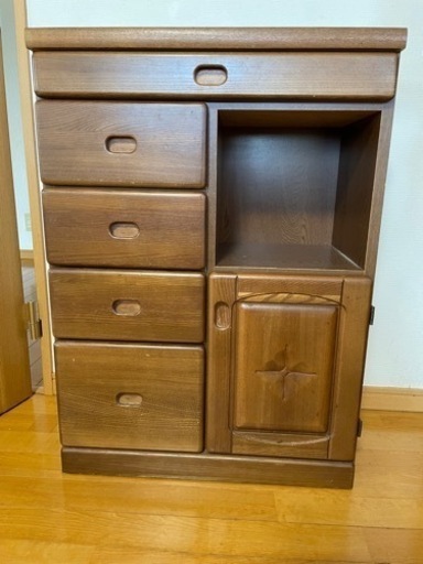 【取引成立】収納棚 電話台 幅60cm 高さ82cm 奥行き31cm