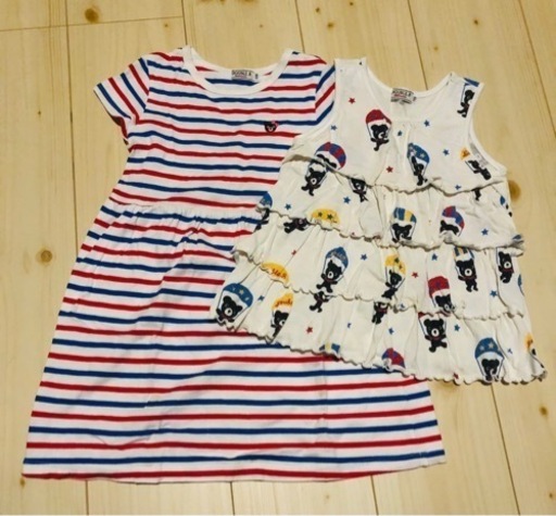 【美品】13着セット。ミキハウス・ダブルB 女の子服サイズ110
