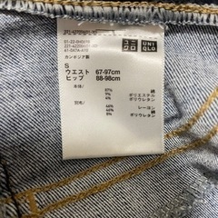 ユニクロ　マタニティ デニムS　レギンスMの画像