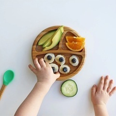 子ども用プレート ひっくり返し防止の画像