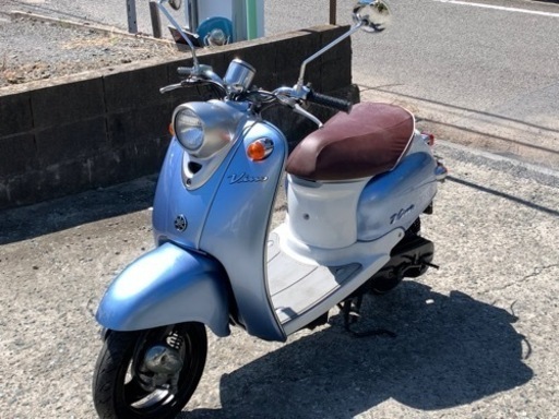 17.神奈川県藤沢市発。ヤマハ　ビーノSA10J規制後2スト。フル整備済み。程度抜群、絶好調。