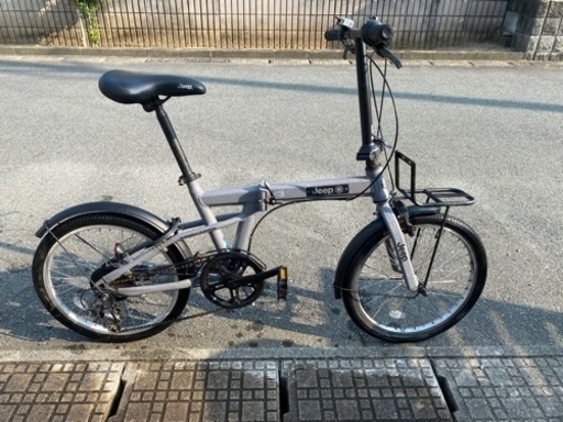 JEEP ２０インチ　折り畳み自転車（グレー）