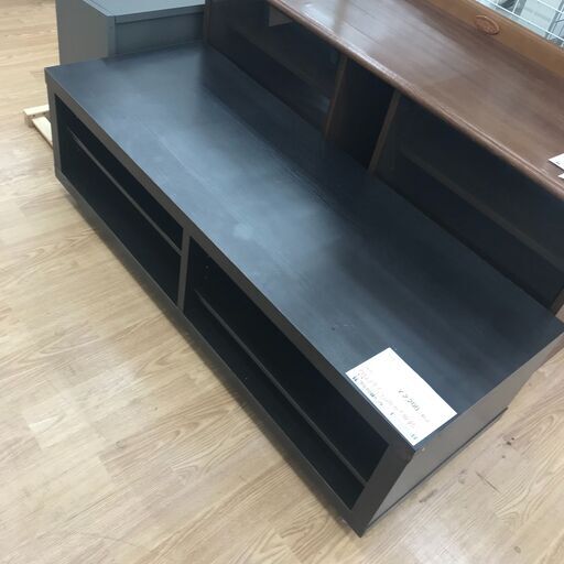 ★ジモティ割あり★  テレビ台 黒 H37×W120×D45 クリーニング済み KJ2960