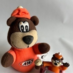 A&W エンダーおもちゃマスコット2個セットアンティークレトロ