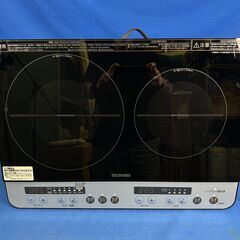 【動作保証あり】IRIS OHYAMA アイリスオーヤマ 2020年 IHK-W12SP IHクッキングヒーター 脚付き【管理KRG191】の画像