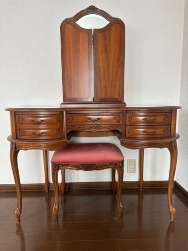 【値下げ交渉可】中古品 猫足 アンティーク ドレッサー