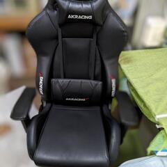 【使用期間僅か】AKRacing PREMIUM/LOW-CARBON_BLACK　ゲーミングチェア