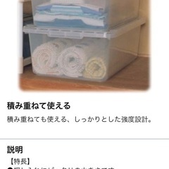 衣装ケース/アイリスオーヤマ/元値1800円の画像