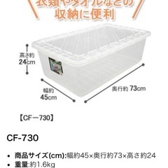 衣装ケース/アイリスオーヤマ/元値1800円の画像