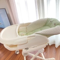 【断捨離中⭐︎値下げ交渉可】コンビ ベビーラック ネムリラ エッグショック CE ミルキーグリーンの画像