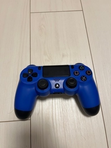 PS4 純正コントローラー 青 ※充電ケーブルなし